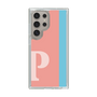 スリムプロテクションケース［ オリジナル - initial color line - P pink ］