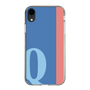 スリムプロテクションケース［ オリジナル - initial color line - Q blue ］