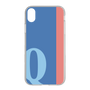 スリムプロテクションケース［ オリジナル - initial color line - Q blue ］