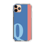 スリムプロテクションケース［ オリジナル - initial color line - Q blue ］
