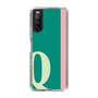 スリムプロテクションケース［ オリジナル - initial color line - Q green ］