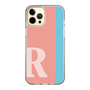 スリムプロテクションケース［ オリジナル - initial color line - R pink ］