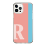 スリムプロテクションケース［ オリジナル - initial color line - R pink ］