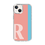 スリムプロテクションケース［ オリジナル - initial color line - R pink ］