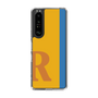 スリムプロテクションケース［ オリジナル - initial color line - R orange ］