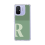 スリムプロテクションケース［ オリジナル - initial two tone - R green ］