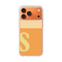 スリムプロテクションケース［ オリジナル - initial two tone - S orange ］