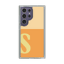 スリムプロテクションケース［ オリジナル - initial two tone - S orange ］