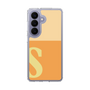 スリムプロテクションケース［ オリジナル - initial two tone - S orange ］