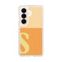 スリムプロテクションケース［ オリジナル - initial two tone - S orange ］