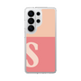 スリムプロテクションケース［ オリジナル - initial two tone - S pink ］