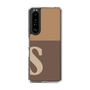 スリムプロテクションケース［ オリジナル - initial two tone - S brown ］