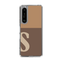 スリムプロテクションケース［ オリジナル - initial two tone - S brown ］