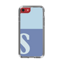 スリムプロテクションケース［ オリジナル - initial two tone - S blue ］