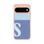スリムプロテクションケース［ オリジナル - initial two tone - S blue ］