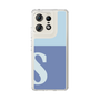 スリムプロテクションケース［ オリジナル - initial two tone - S blue ］