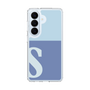 スリムプロテクションケース［ オリジナル - initial two tone - S blue ］