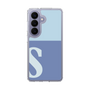 スリムプロテクションケース［ オリジナル - initial two tone - S blue ］