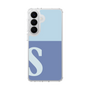 スリムプロテクションケース［ オリジナル - initial two tone - S blue ］