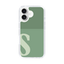 スリムプロテクションケース［ オリジナル - initial two tone - S green ］