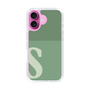 スリムプロテクションケース［ オリジナル - initial two tone - S green ］