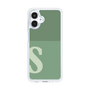 スリムプロテクションケース［ オリジナル - initial two tone - S green ］