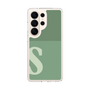 スリムプロテクションケース［ オリジナル - initial two tone - S green ］