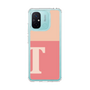 スリムプロテクションケース［ オリジナル - initial two tone - T pink ］