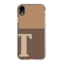 スリムプロテクションケース［ オリジナル - initial two tone - T brown ］