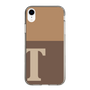 スリムプロテクションケース［ オリジナル - initial two tone - T brown ］