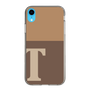 スリムプロテクションケース［ オリジナル - initial two tone - T brown ］
