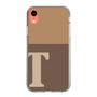 スリムプロテクションケース［ オリジナル - initial two tone - T brown ］