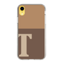 スリムプロテクションケース［ オリジナル - initial two tone - T brown ］