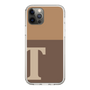 スリムプロテクションケース［ オリジナル - initial two tone - T brown ］