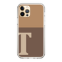 スリムプロテクションケース［ オリジナル - initial two tone - T brown ］