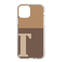 スリムプロテクションケース［ オリジナル - initial two tone - T brown ］