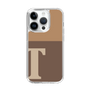 スリムプロテクションケース［ オリジナル - initial two tone - T brown ］
