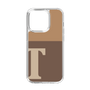 スリムプロテクションケース［ オリジナル - initial two tone - T brown ］