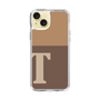 スリムプロテクションケース［ オリジナル - initial two tone - T brown ］