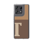 スリムプロテクションケース［ オリジナル - initial two tone - T brown ］