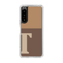 スリムプロテクションケース［ オリジナル - initial two tone - T brown ］