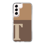 スリムプロテクションケース［ オリジナル - initial two tone - T brown ］