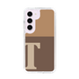 スリムプロテクションケース［ オリジナル - initial two tone - T brown ］