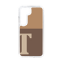 スリムプロテクションケース［ オリジナル - initial two tone - T brown ］