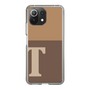 スリムプロテクションケース［ オリジナル - initial two tone - T brown ］