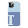 スリムプロテクションケース［ オリジナル - initial two tone - T blue ］