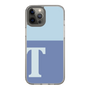 スリムプロテクションケース［ オリジナル - initial two tone - T blue ］
