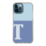 スリムプロテクションケース［ オリジナル - initial two tone - T blue ］