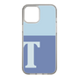 スリムプロテクションケース［ オリジナル - initial two tone - T blue ］