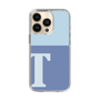 スリムプロテクションケース［ オリジナル - initial two tone - T blue ］